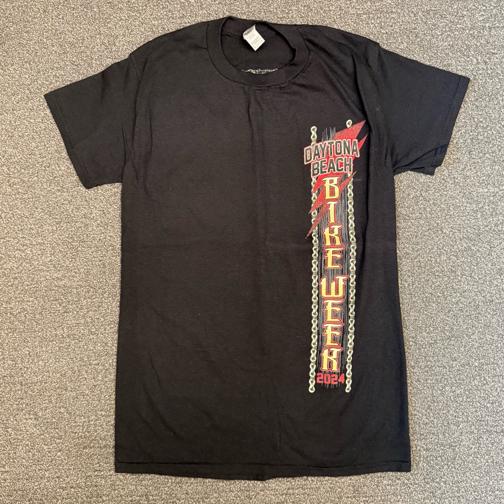 Daytona Beach Bike Week Graphic Tee In Black